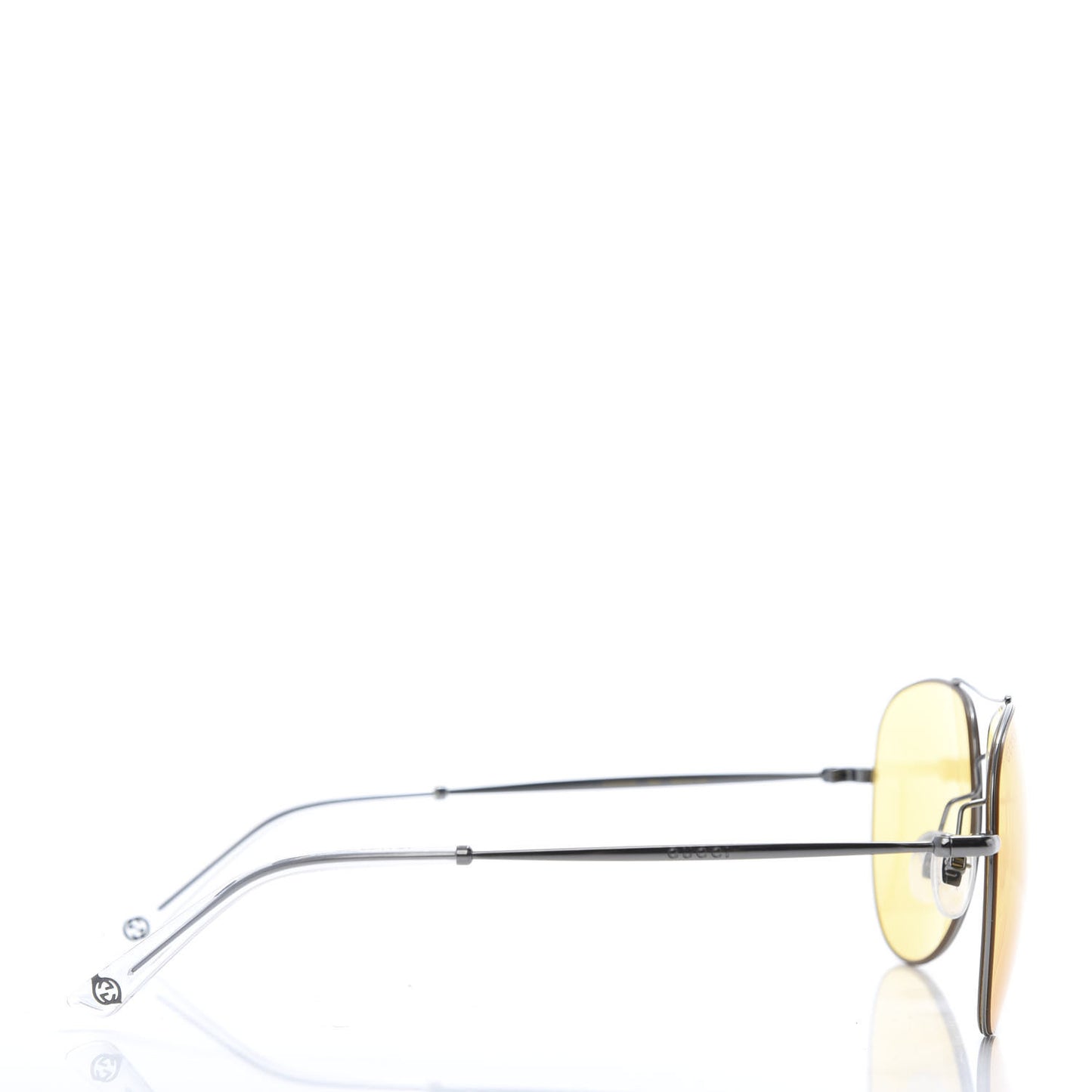 Metal Aviator GG0500S Sunglasses Yellow