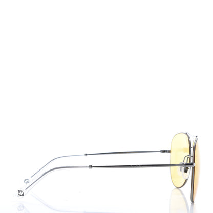 Gucci Metal Aviator GG0500S Sunglasses Yellow 3 of 7