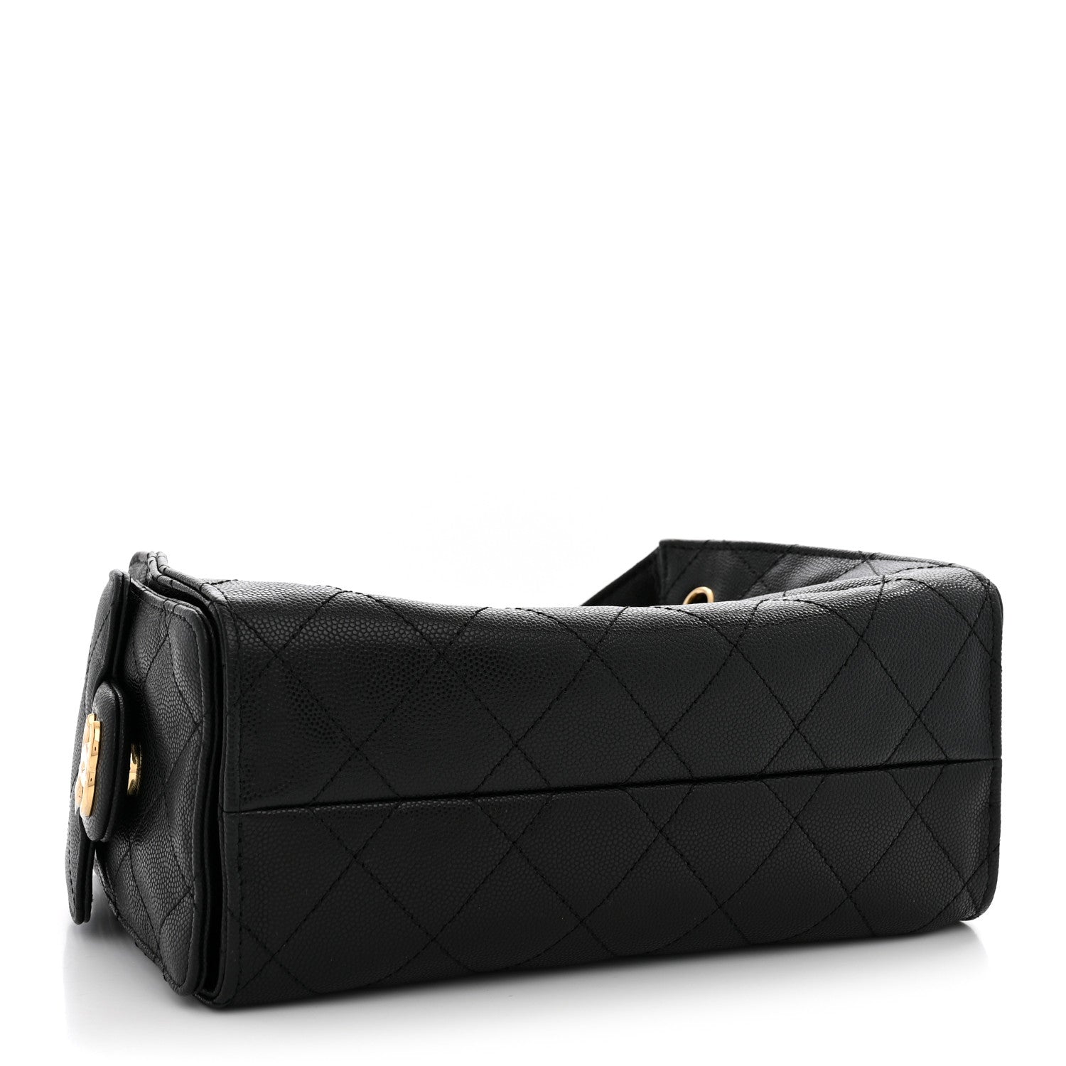 Chanel Caviar Quilted Mini Chanel 25 Handbag Black 3 of 10