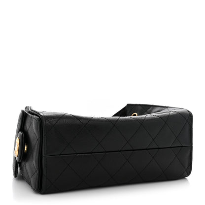 Chanel Caviar Quilted Mini Chanel 25 Handbag Black 3 of 10