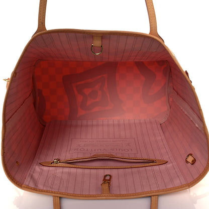 Louis Vuitton Damier Azur Tahitienne Neverfull MM 9 of 14