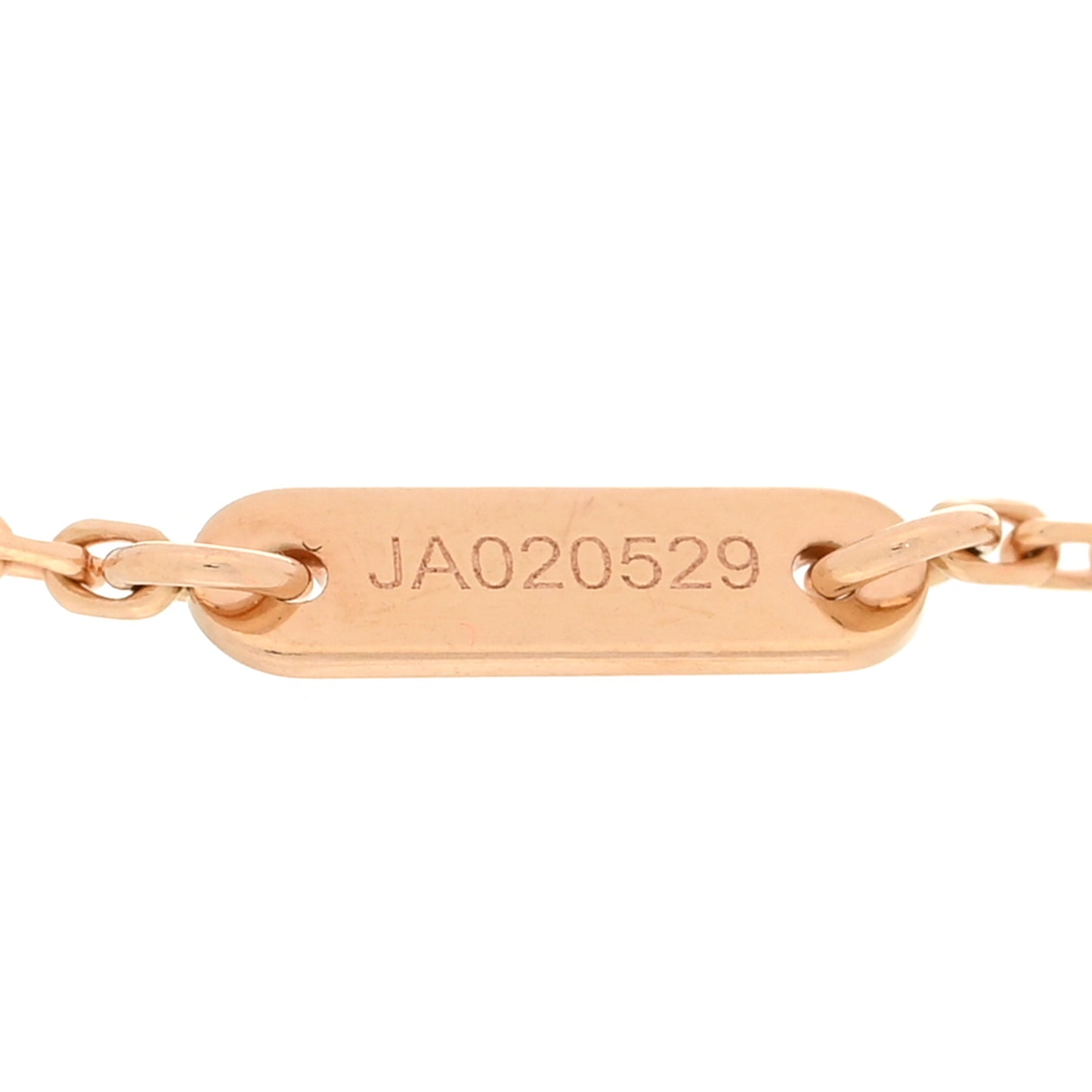 18K Rose Gold Carnelian Sweet Alhambra Bracelet