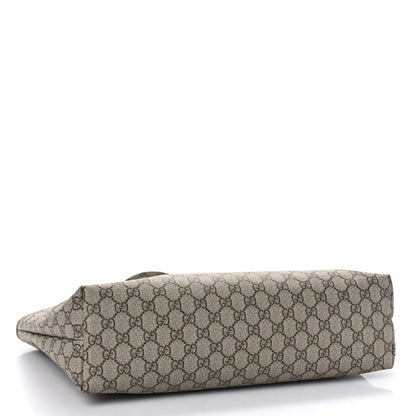 Gucci GG Plus Monogram Medium Signature Web Loop Tote Brown 4 of 9