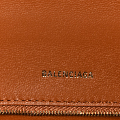 Balenciaga Shiny Box Calfskin Small Hourglass Top Handle Bag Camel 5 of 10