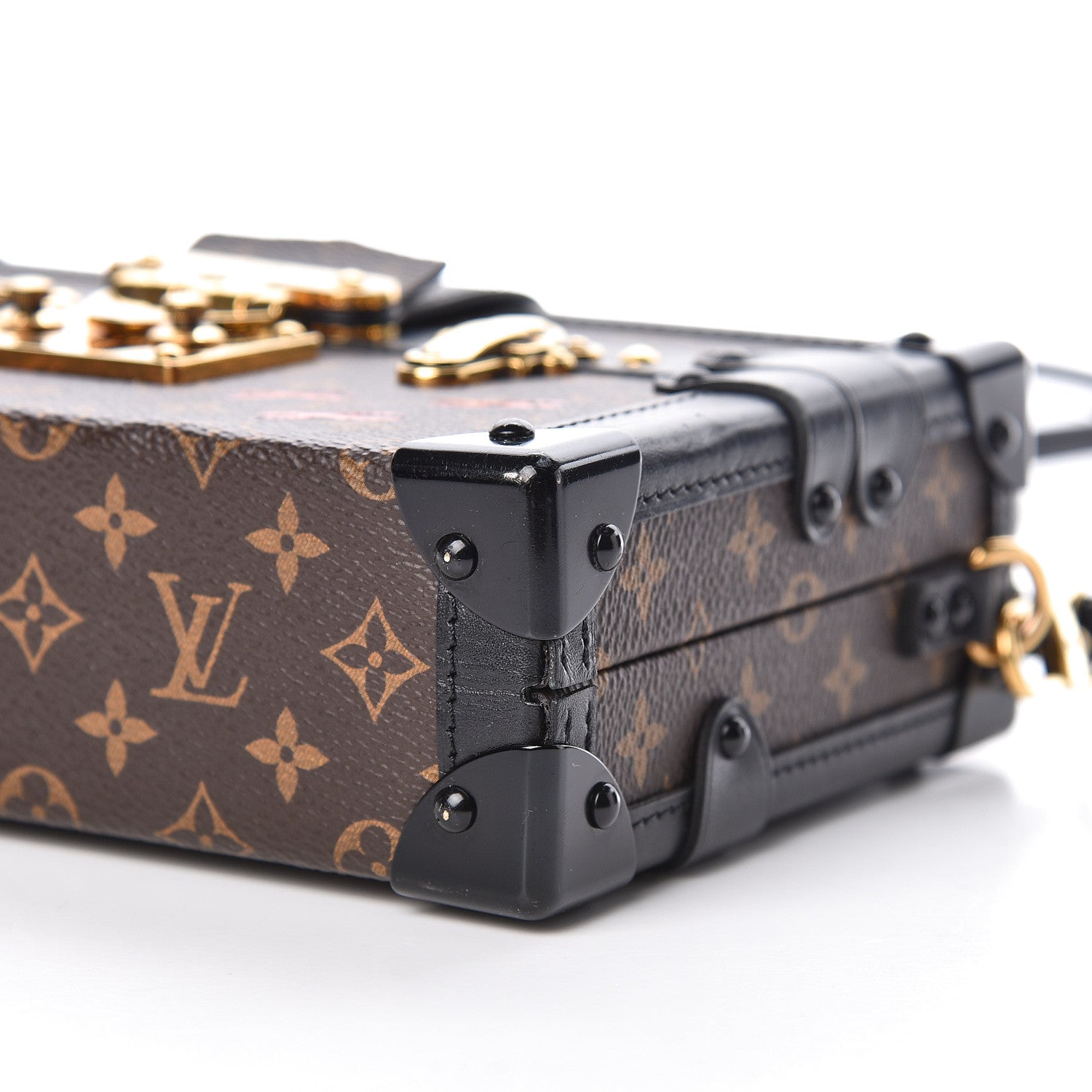 Louis Vuitton Monogram Petite Malle Black 9 of 9
