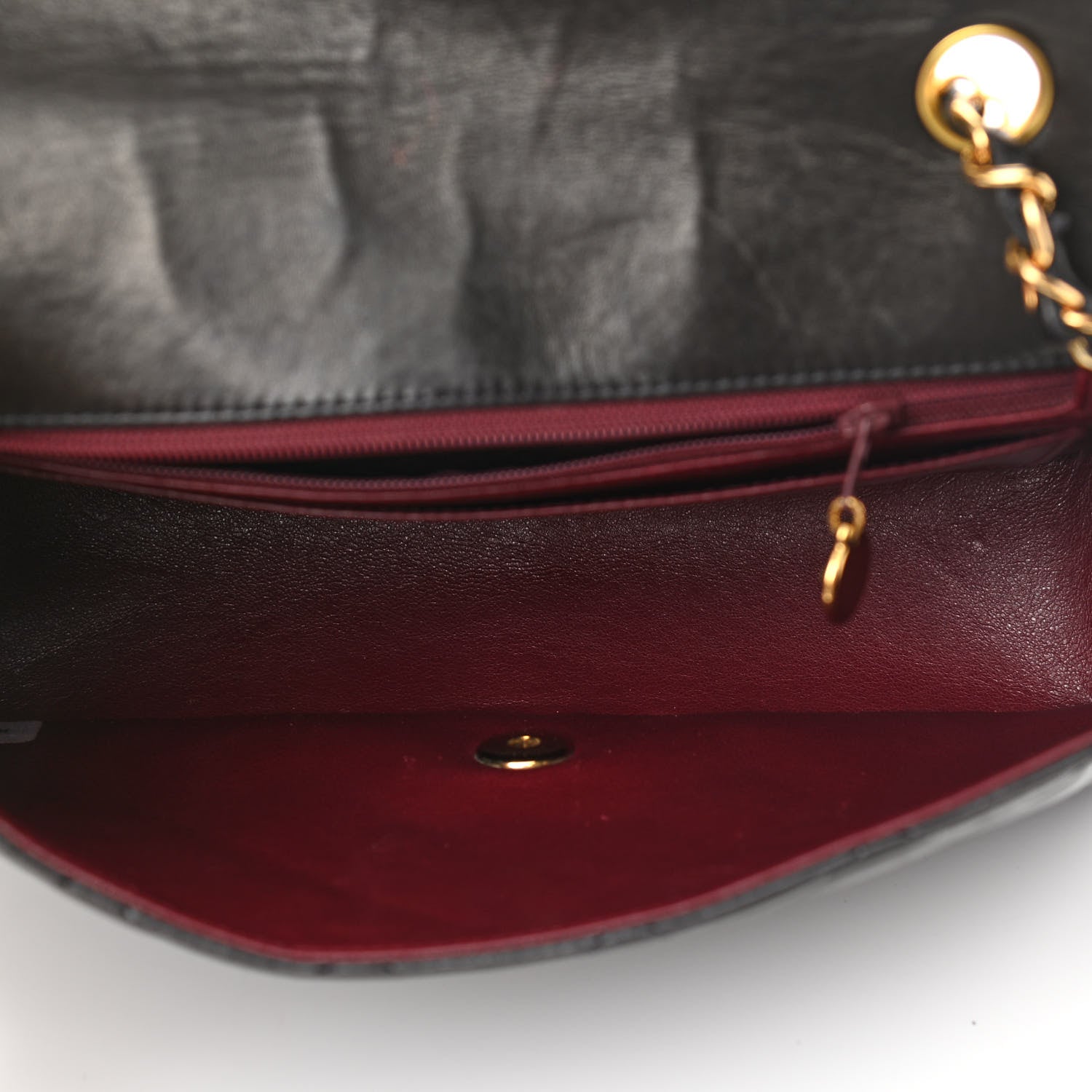 Chanel Lambskin Quilted Medium Single Flap Brown 9 of 15
