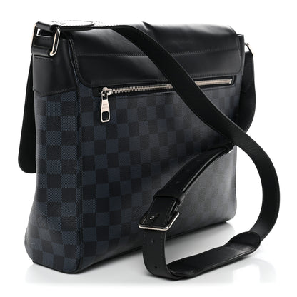 Louis Vuitton Damier Cobalt Newport Messenger MM 3 of 11