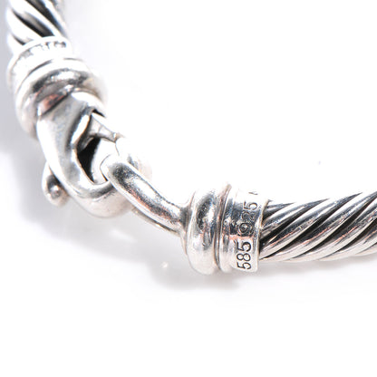 David Yurman Sterling Silver 14k Gold Ball Hampton 7mm Bracelet 5 of 6