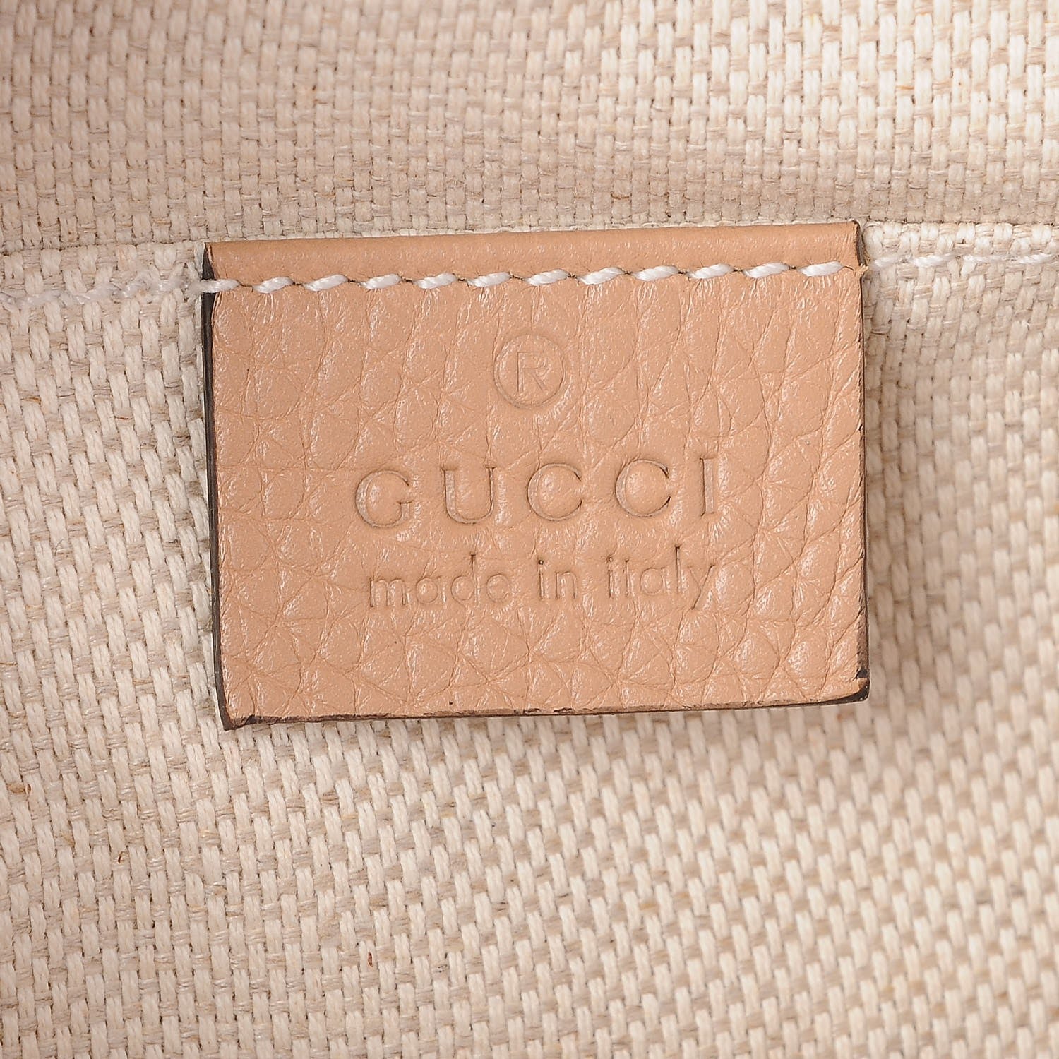 Gucci Pebbled Calfskin Small Soho Disco Bag Rose Beige 6 of 8