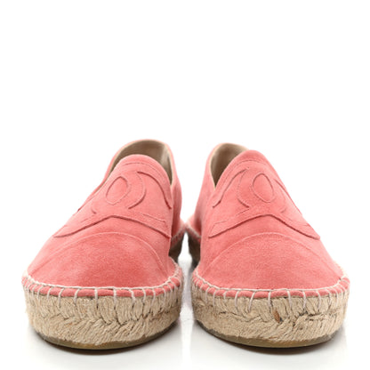 Chanel Suede CC Espadrilles 37 Pink 4 of 9