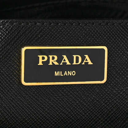 Prada Saffiano Medium Galleria Double Zip Tote Black 6 of 8