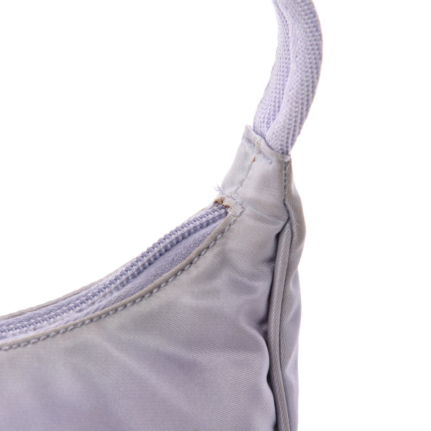 Tessuto Nylon Sport Shoulder Bag Light Purple