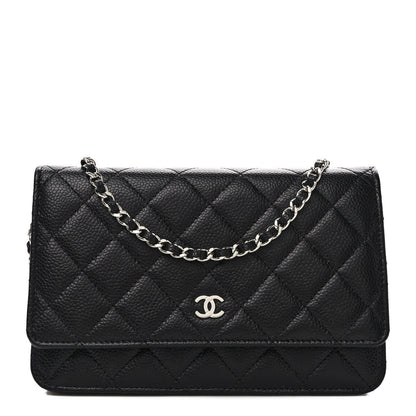 Chanel Caviar Quilted Wallet on Chain WOC Black 1 of 10