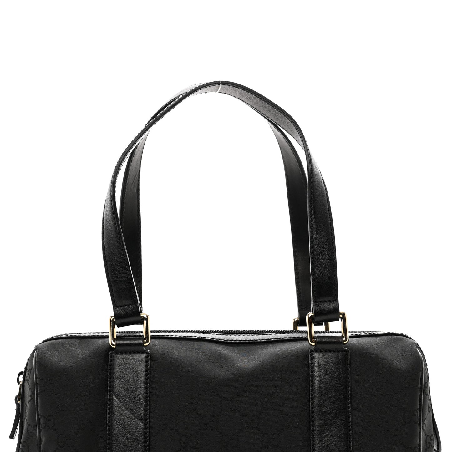 Nylon Monogram Small Boston Black
