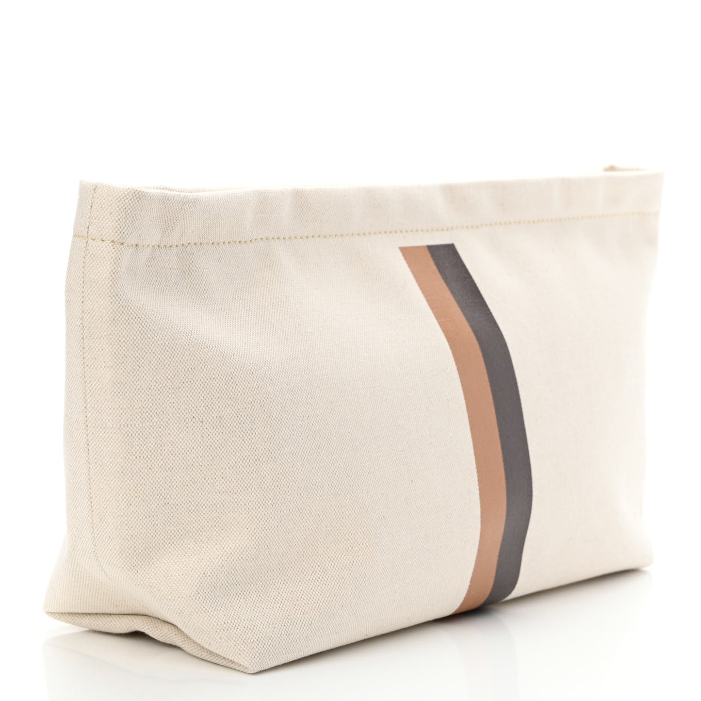 Canvas Necessaire Organizer Pouch Off White