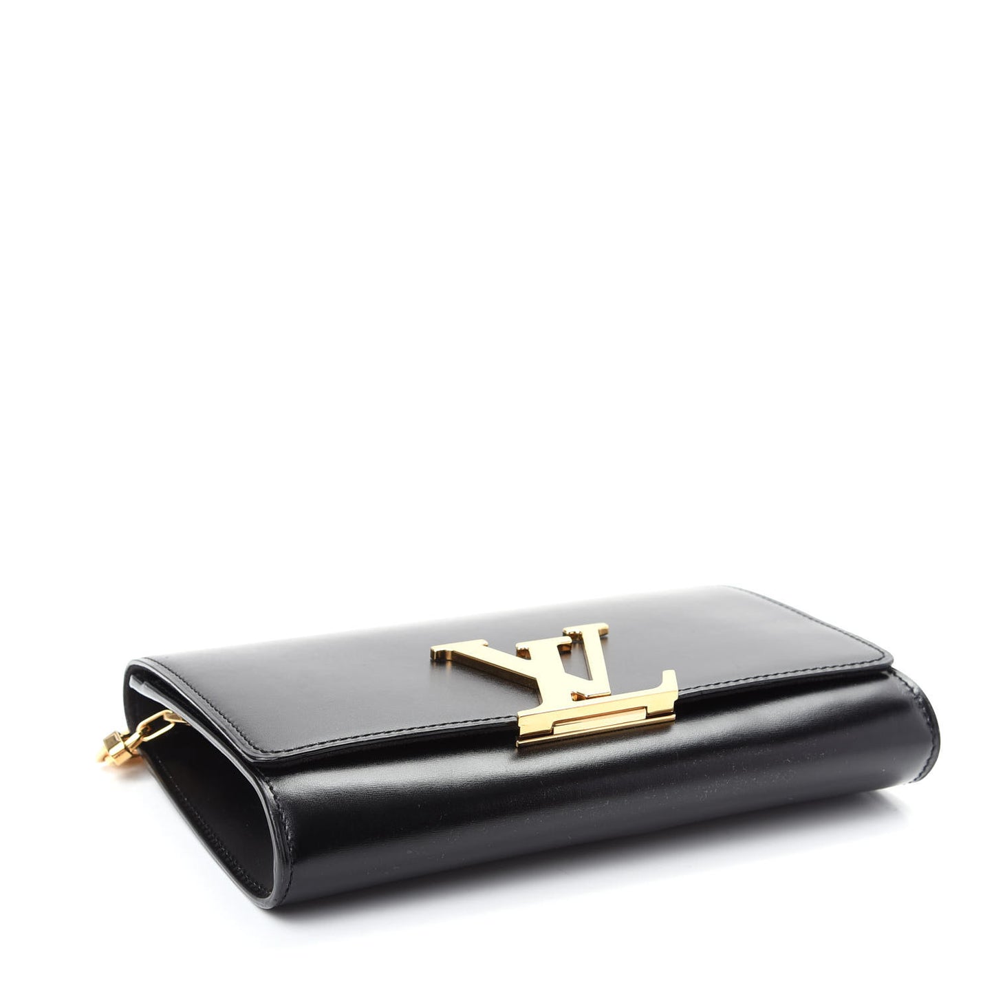 Calfskin Chain Louise MM Black