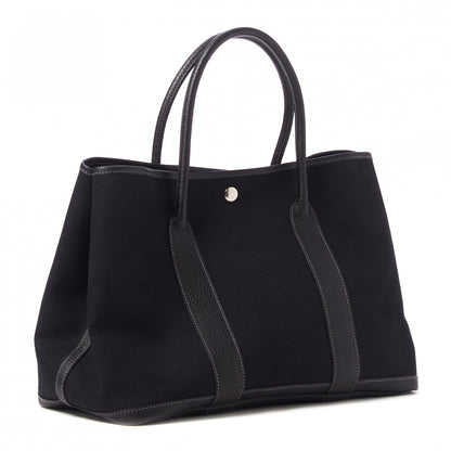 Hermes Toile Vache Country Garden Party 36 Black 2 of 7