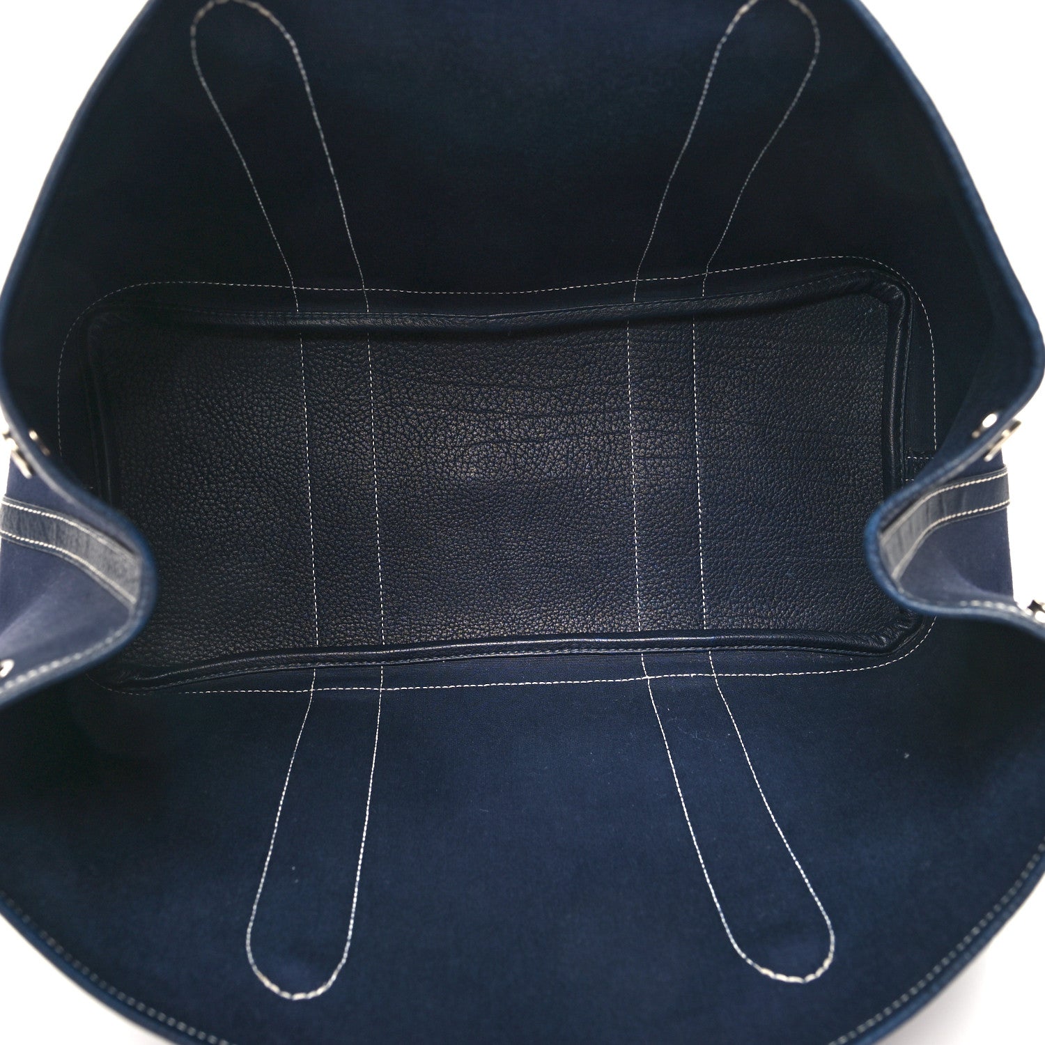 Hermes Toile Negonda Garden Party Tote 36 MM Bleu Marine 5 of 12