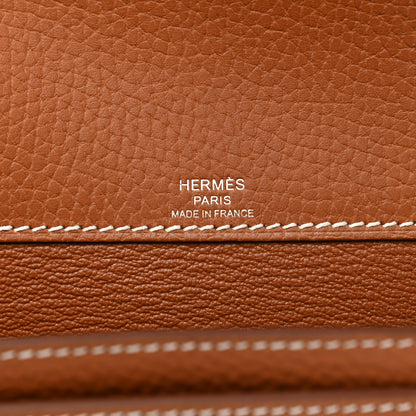 Hermes Taurillon Maurice Kelly Depeches 25 Gold 6 of 8