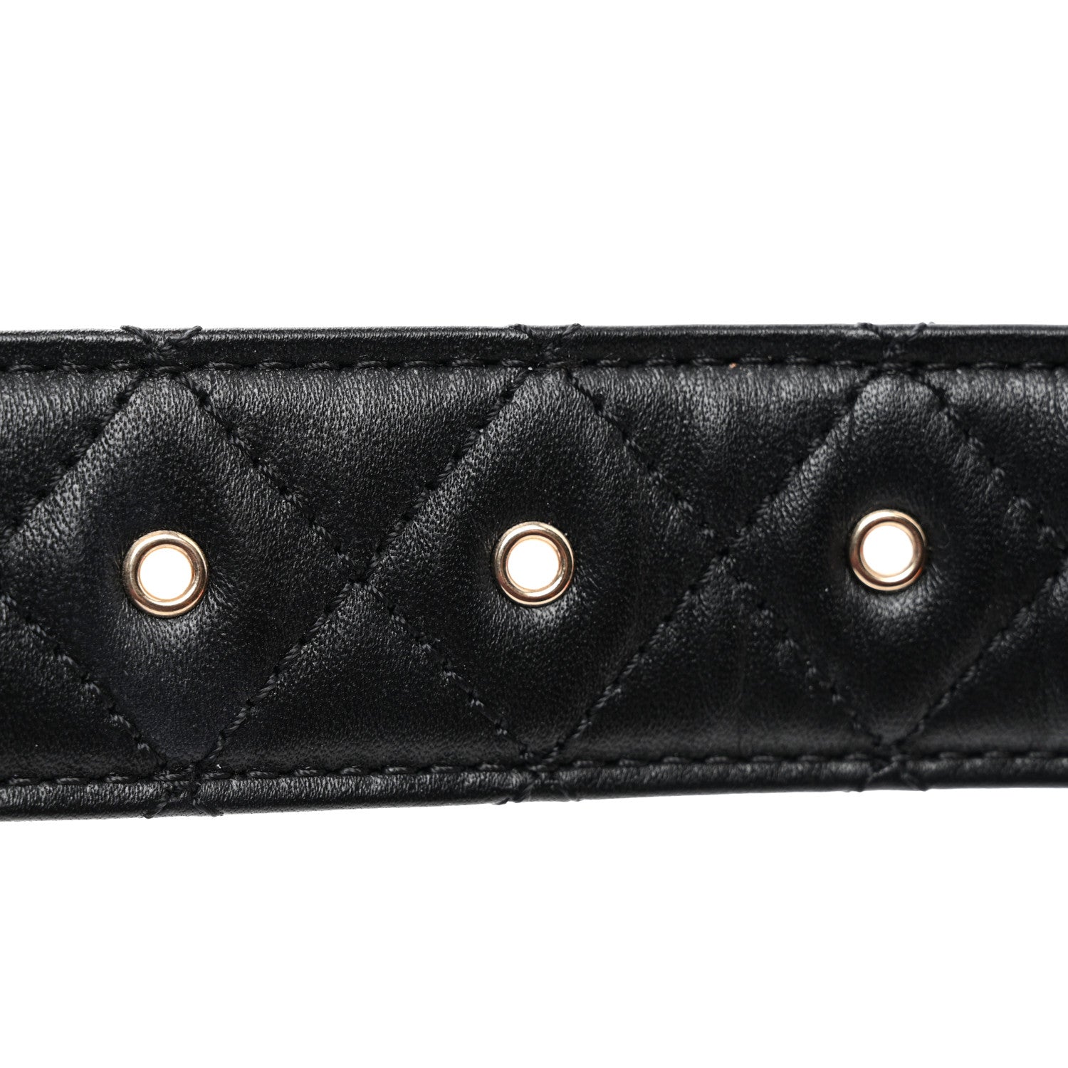 Chanel Calfskin Quilted CC Chain Belt 85 34 Black 6 of 7
