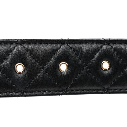 Chanel Calfskin Quilted CC Chain Belt 85 34 Black 6 of 7
