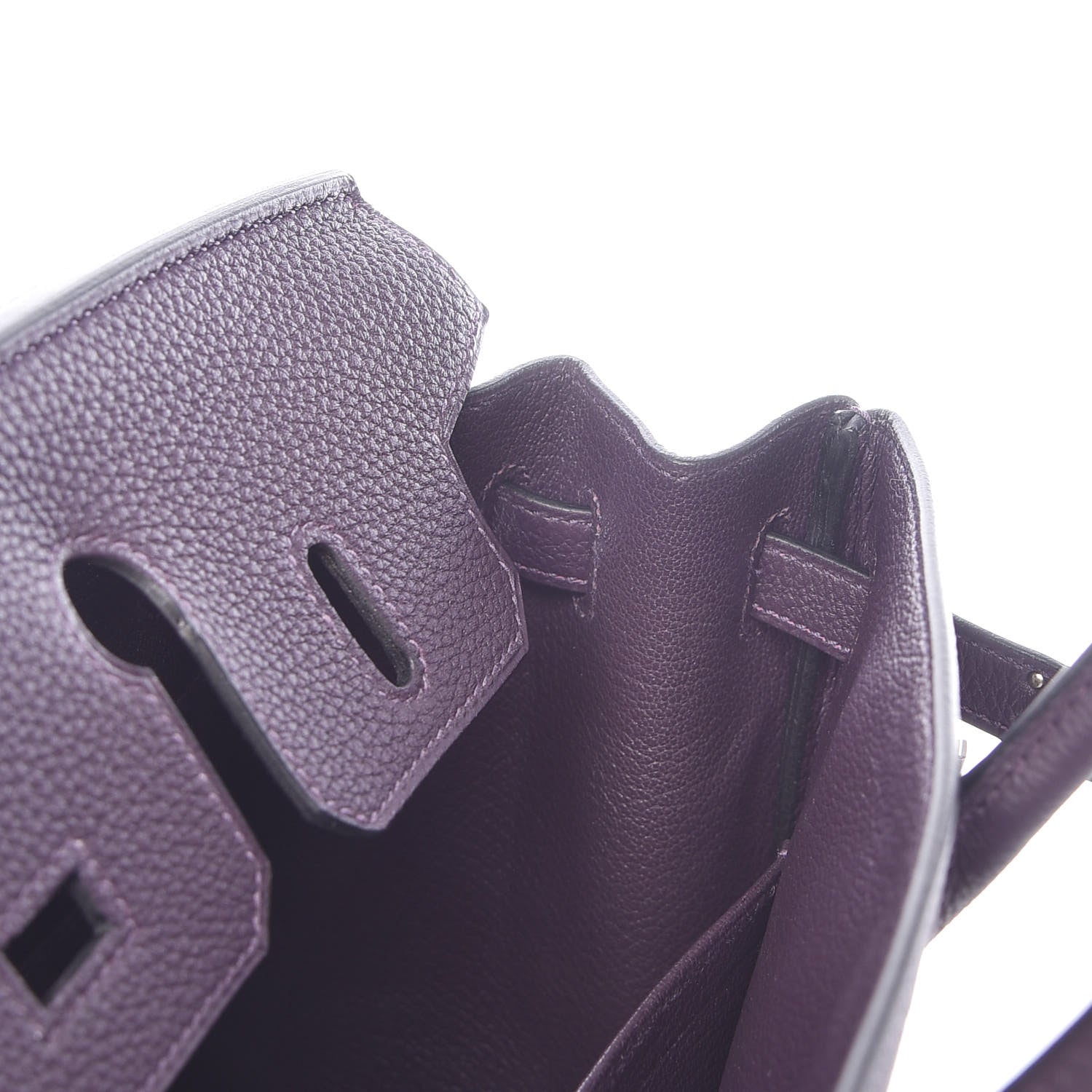 Hermes Togo Birkin 25 Raisin 12 of 34