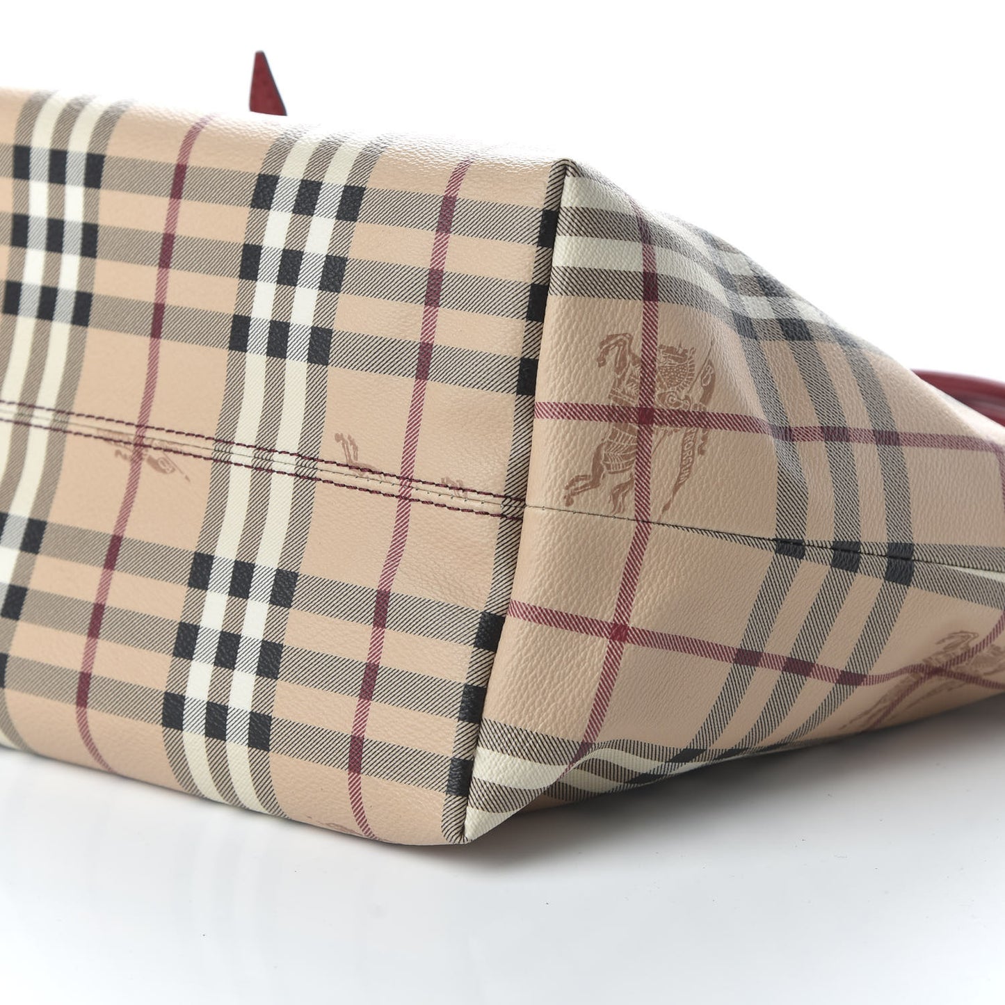 Haymarket Check Small Salisbury Tote Military Red