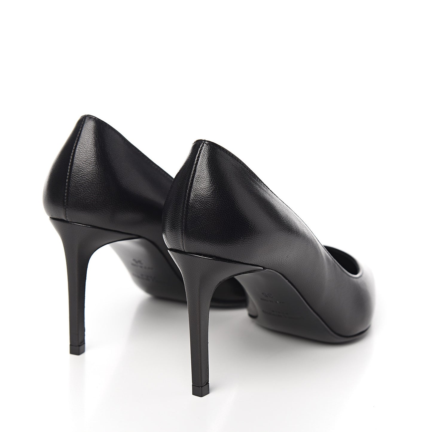 Calfskin Classic Paris 80 Skinny Pumps 35 Black
