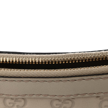 Gucci Guccissima Small Mayfair Bow Detail Shoulder Bag Off White 12 of 12