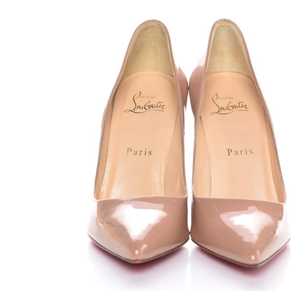 Christian Louboutin Patent Pigalle 100 Pumps 36.5 Nude 2 of 8