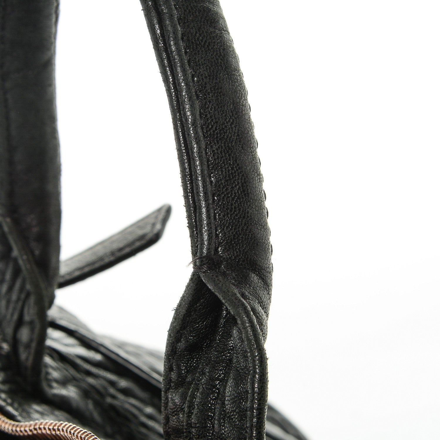 Alexander Wang Pebbled Lambskin Rockie Black Rose Gold Hardware 18 of 18