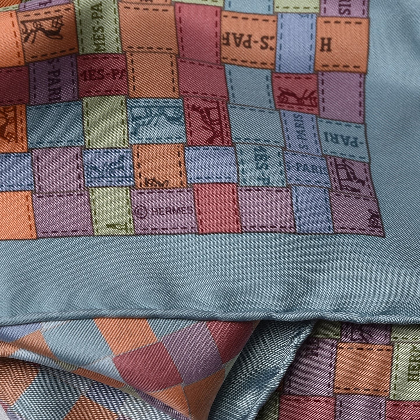 Silk Bolduc Au Carre Scarf 90