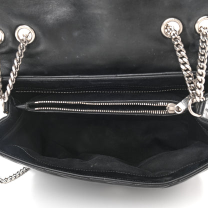 Saint Laurent Calfskin Y Quilted Monogram Medium Loulou Chain Satchel Black 5 of 14