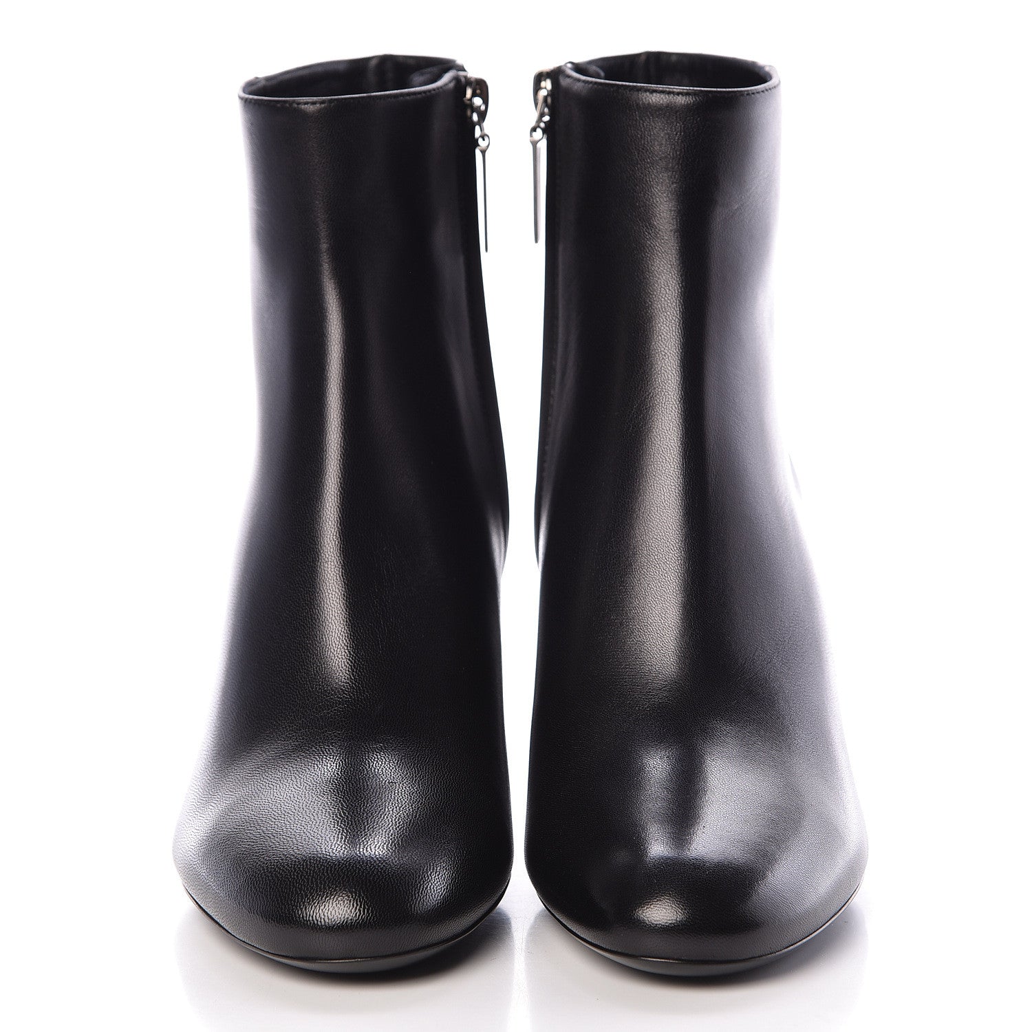 Saint Laurent Nappa Loulou Ankle Zip Boot 37.5 Black 2 of 10