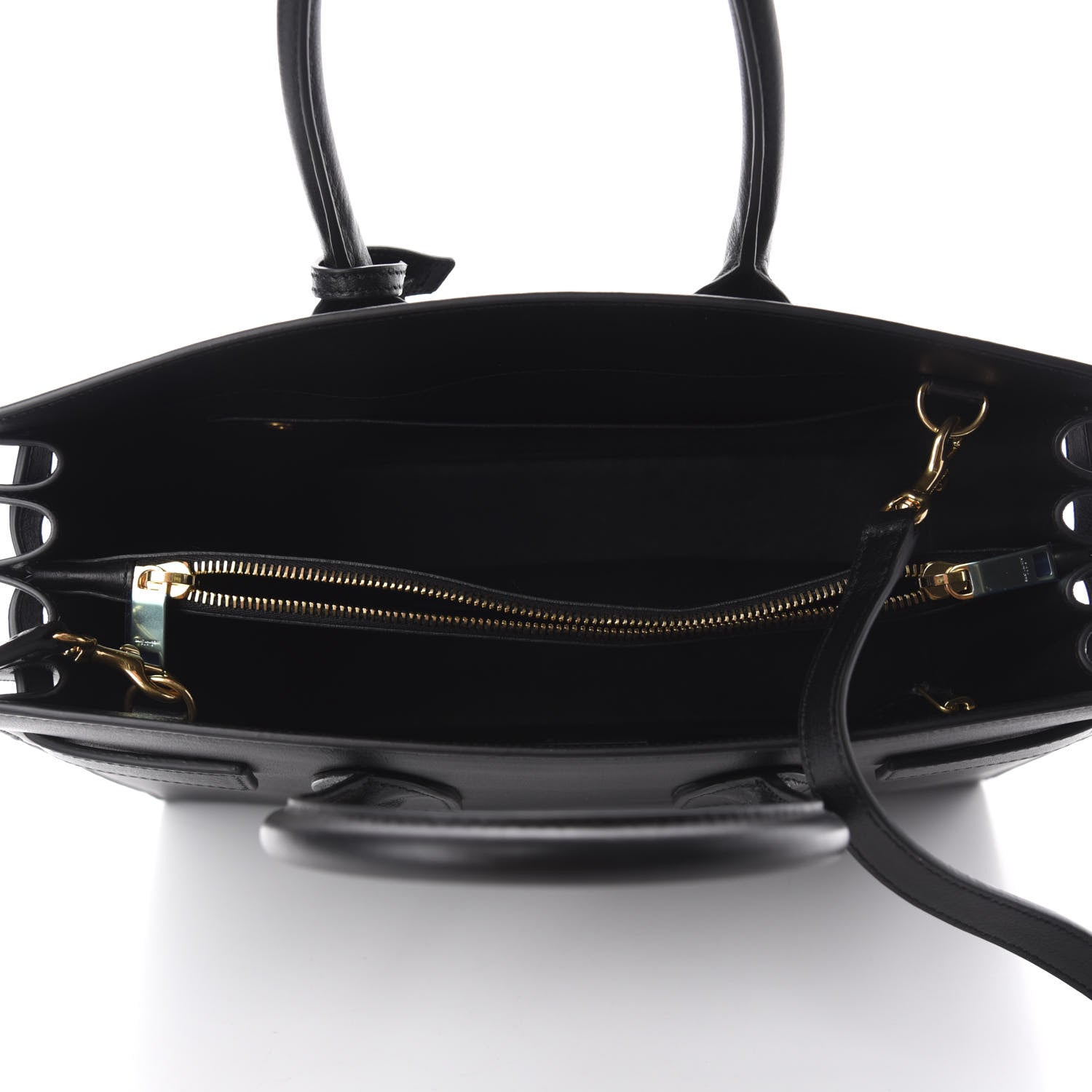 Saint Laurent Calfskin Small Sac De Jour Black 6 of 12