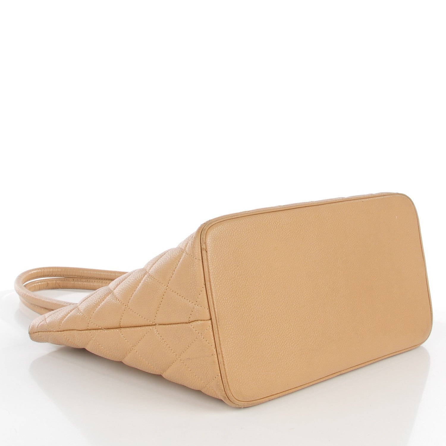 Chanel Caviar Quilted Medallion Tote Beige 4 of 11
