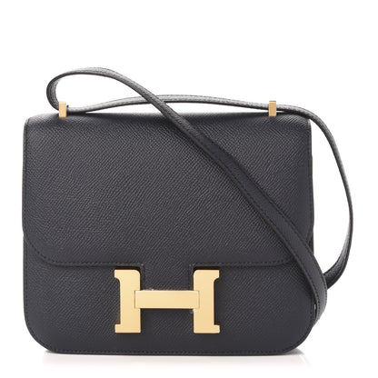 Hermes Epsom Constance 18 Bleu Indigo 1 of 10