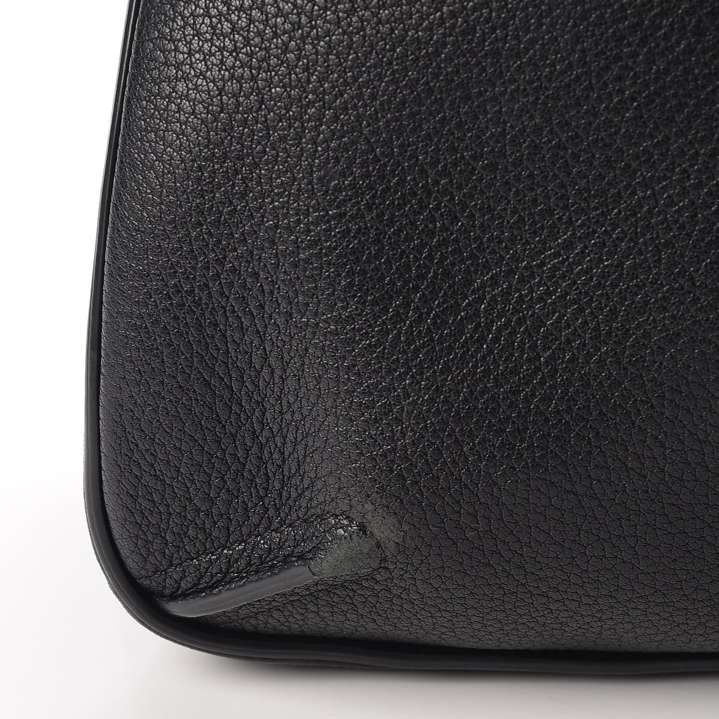 Grained Lambskin Calfskin Medium Lexa Shoulder Bag Black