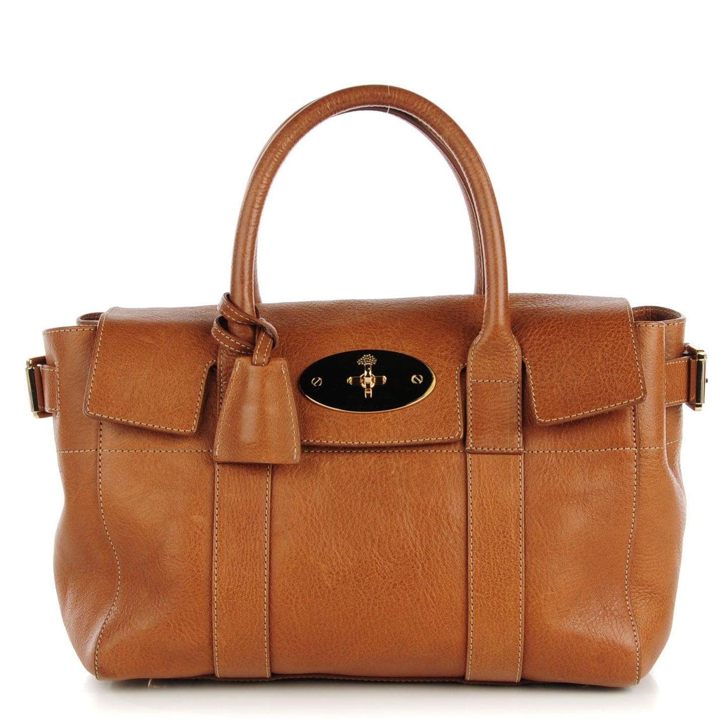 Natural Leather Small Bayswater Oak