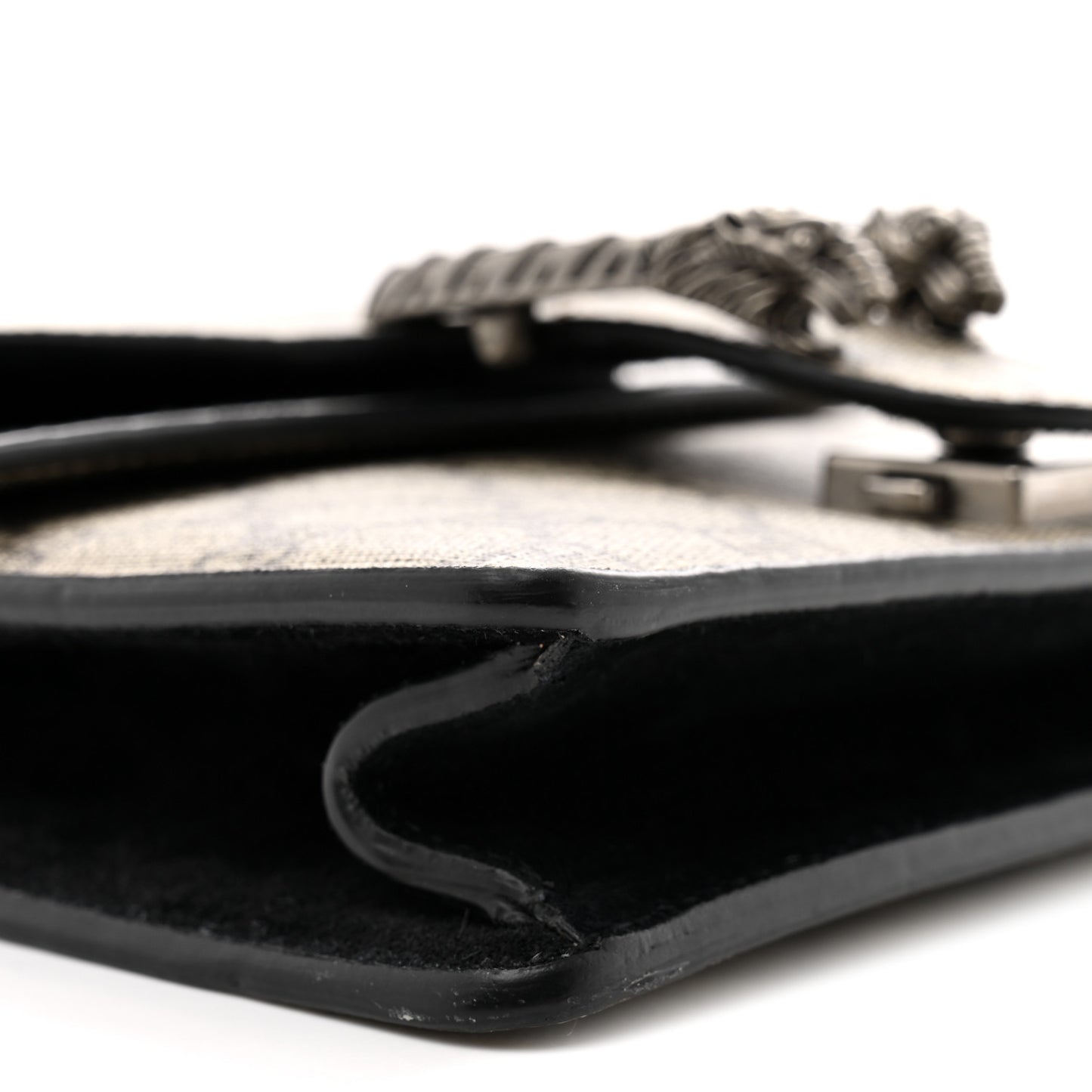 GG Supreme Monogram Mini Dionysus Shoulder Bag Black