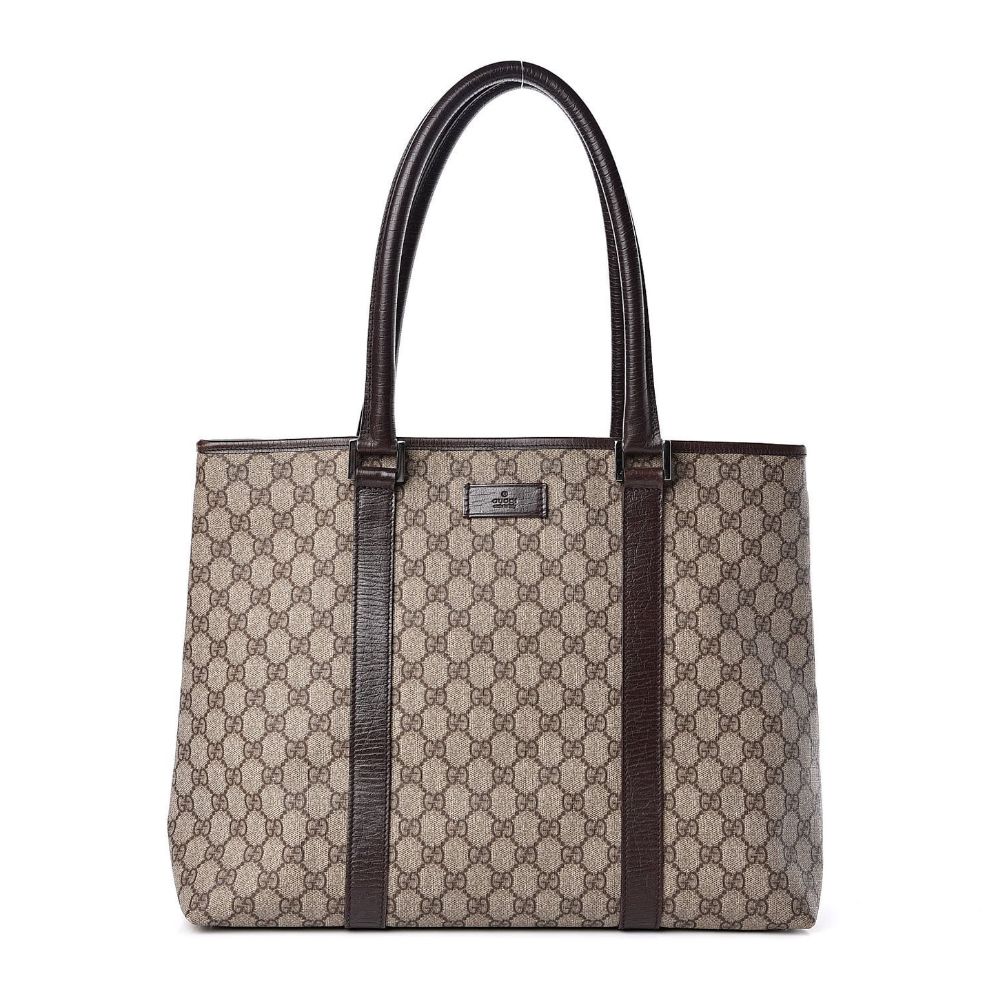 GG Plus Monogram Medium Joy Tote Brown