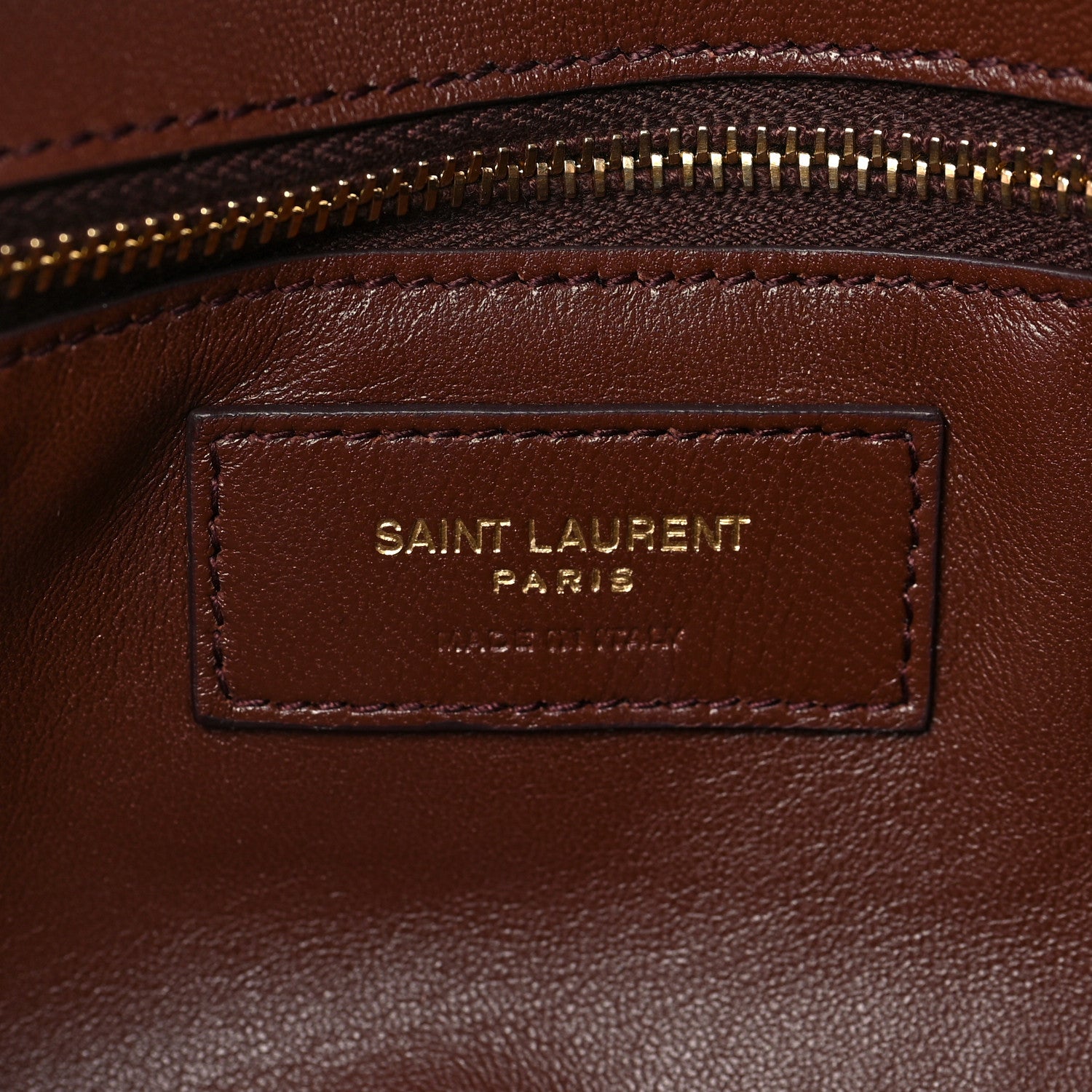 Saint Laurent Raffia Monogram Tassel Kate 99 Dark Nude 6 of 8