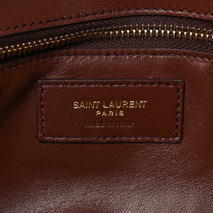 Saint Laurent Raffia Monogram Tassel Kate 99 Dark Nude 6 of 8