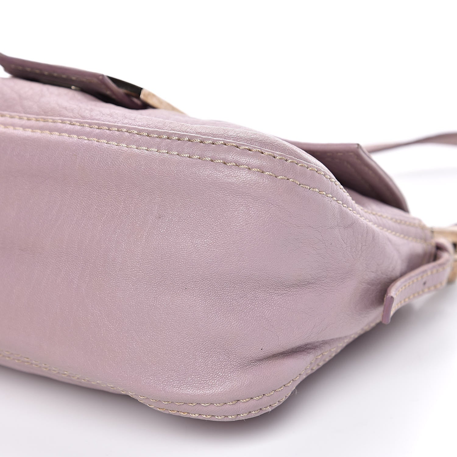 Fendi Nappa Elefante Mini Mama Baguette Lilla 10 of 13
