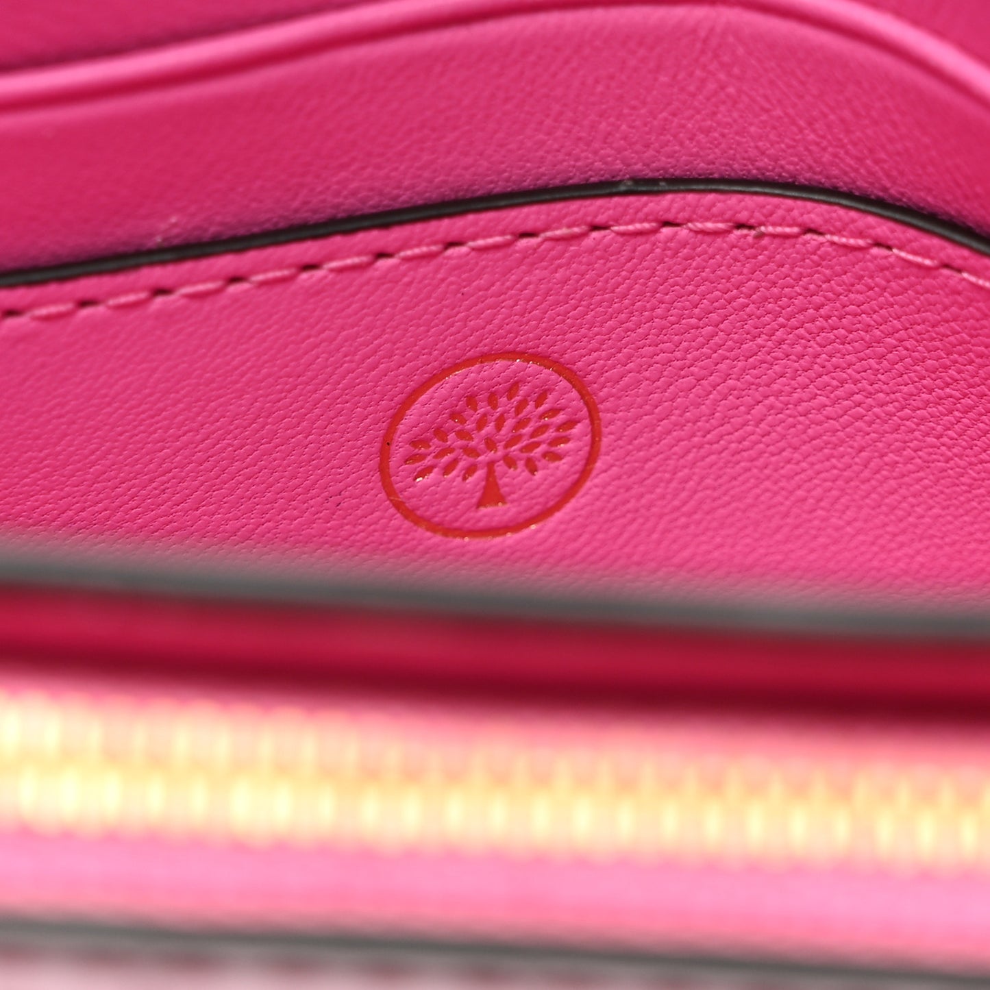 Crocodile Embossed Calfskin Small French Continental Wallet Raspberry Pink