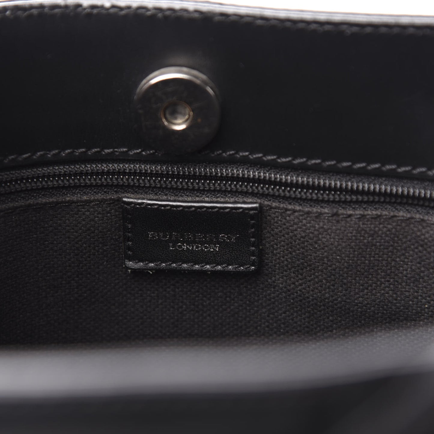 House Check Shoulder Bag Black