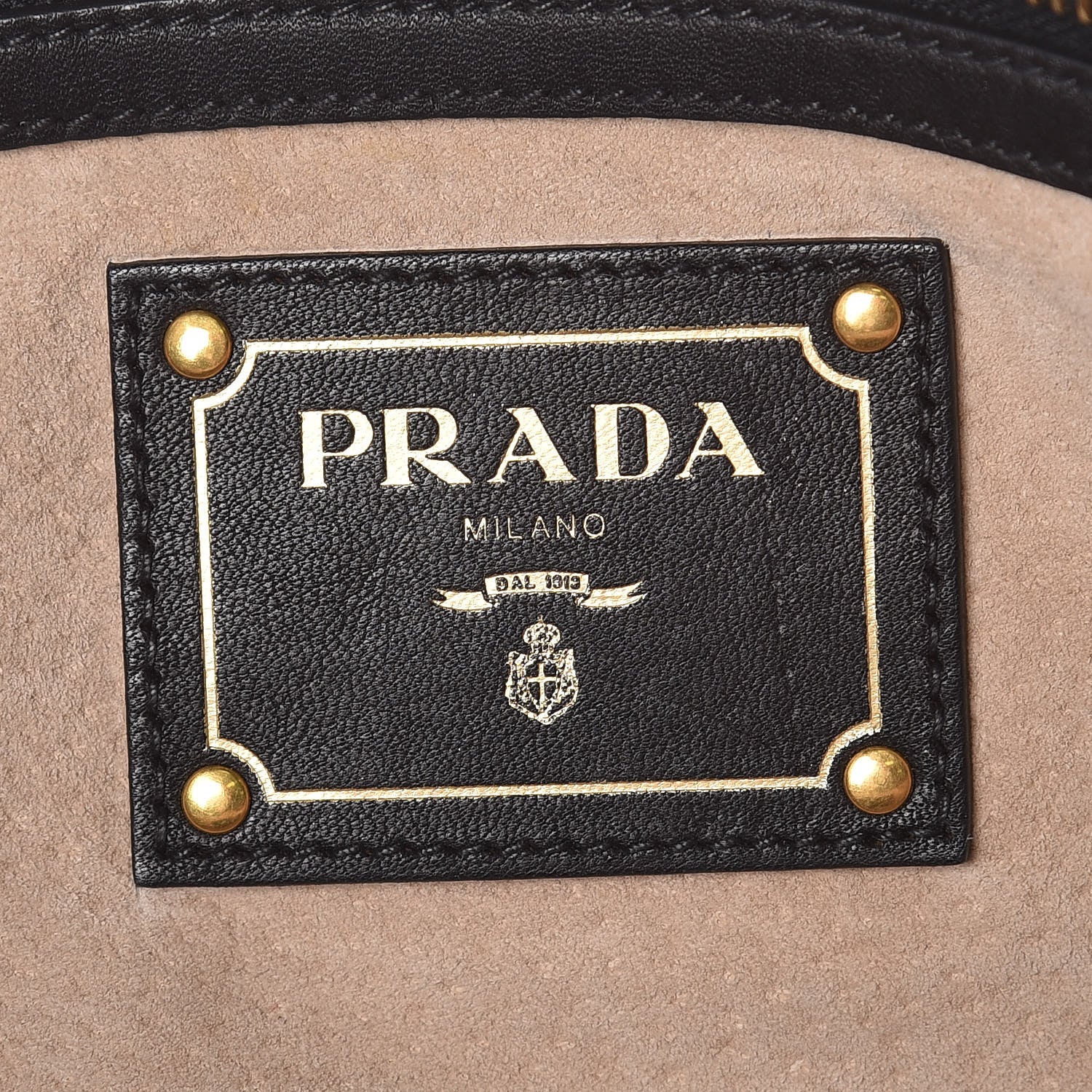 Prada Soft Calf Shopping Tote Black 8 of 10