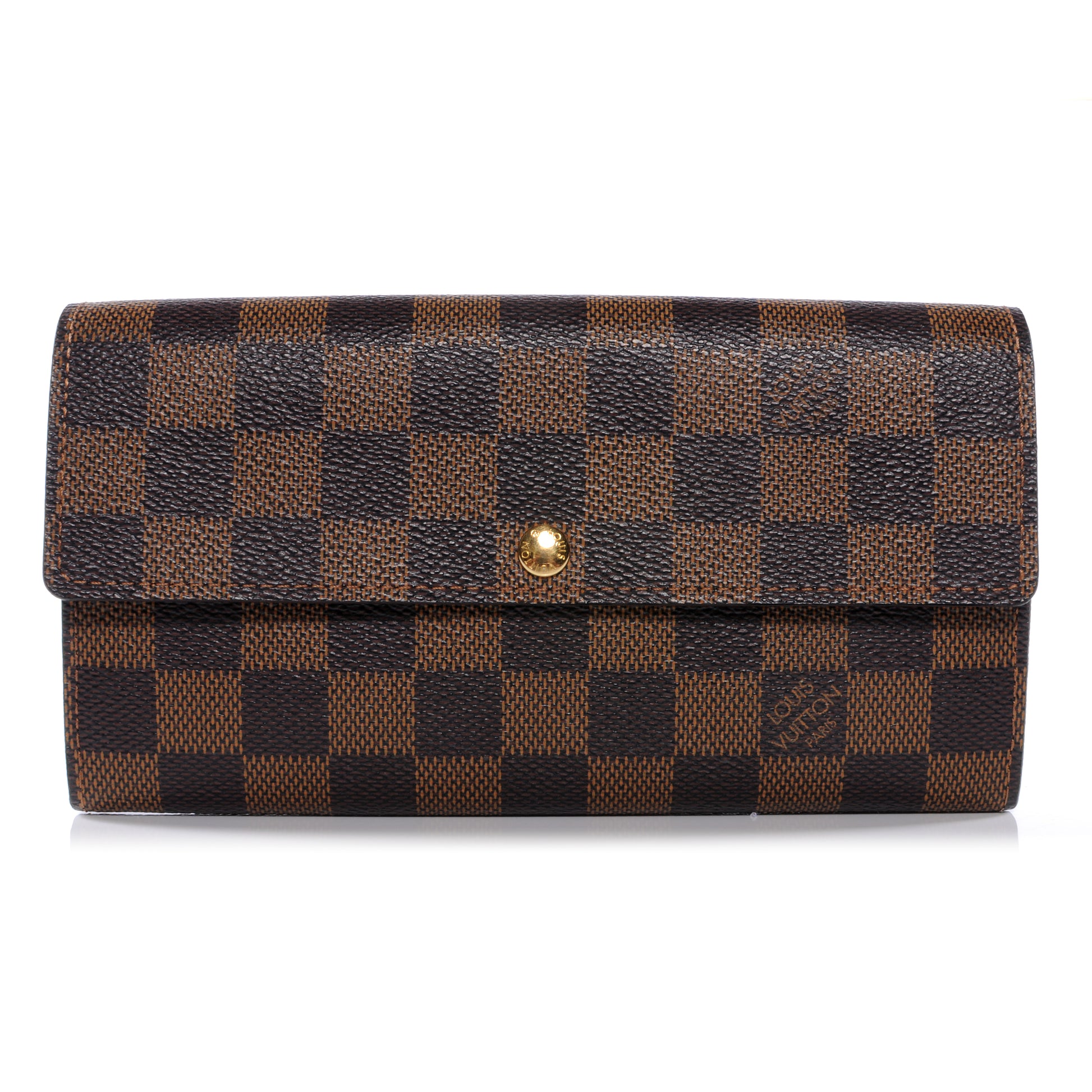 Louis Vuitton Damier Ebene Sarah Wallet 1 of 7