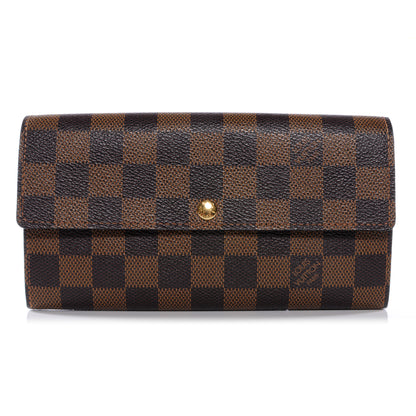 Louis Vuitton Damier Ebene Sarah Wallet 1 of 7
