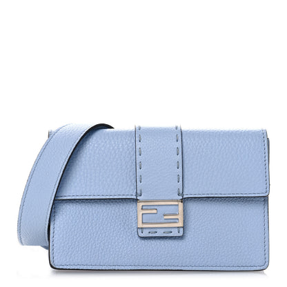 Fendi Cuoio Romano Selleria Baguette Belt Pouch Azzurro Sky 1 of 11